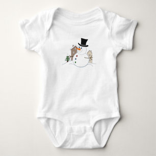 Body Une joyeuse illustration de Noël Snowman