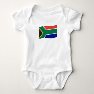 Body Une seule pièce sud-africain de bébé de drapeau