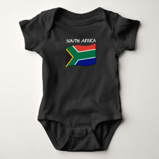 Body Une seule pièce sud-africain de bébé de drapeau