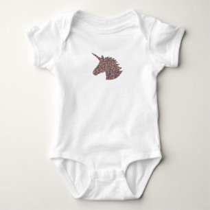 Body Unicorn saupoudrer Imprimer Bodysuit pour bébé ros