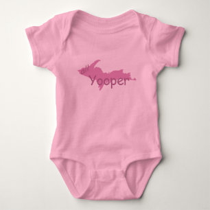 Body UP Michigan All Yooper Girl Infant Creeper