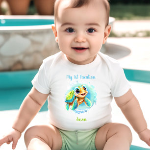 Body Vacances d'été à la Tortue mignonne Garçon personn