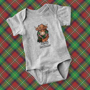 Body Vache de Highland avec écusson de Boyd Tartan