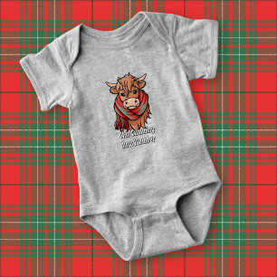 Body Vache de Highland avec écusson de tarte Cumul