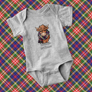 Body Vache des Highlands avec écharpe tartan Christie