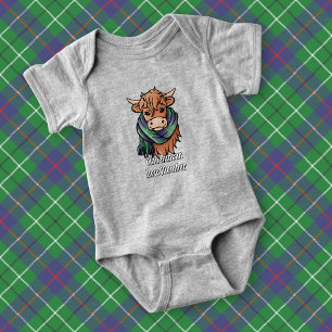 Body Vache des Highlands avec écharpe tartan Duncan