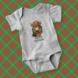 Body Vache Highland avec Bruce Hunter Tartan Scarf