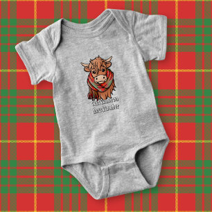 Body Vache Highland avec Cameron Tartan Scarf