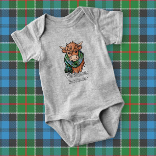 Body Vache Highland avec Colquhoun Tartan Scarf