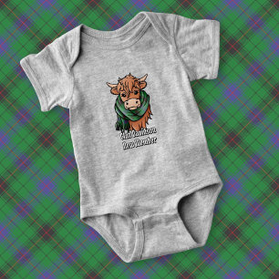 Body Vache Highland avec Davidson Tartan Scarf