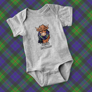 Body Vache Highland avec Écharpe Tartan Gunn