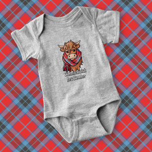 Body Vache Highland avec Écharpe Tartan MacTavish