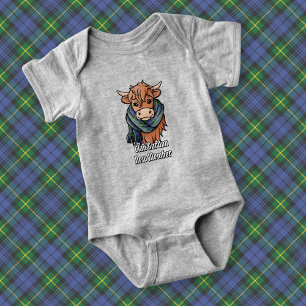 Body Vache Highland avec Gordon Tartan Scarf