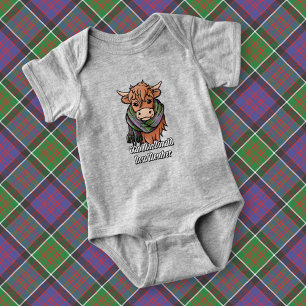 Body Vache Highland avec MacDonald de Clanranald Scarf