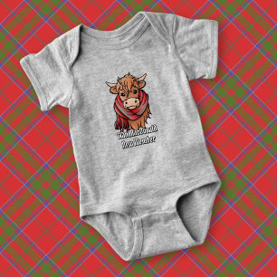 Body Vache Highland avec MacDonald de Keppoch Scarf