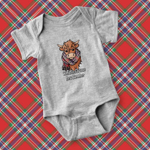 Body Vache Highland avec MacFarlane Red Tartan Scarf