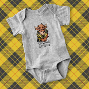 Body Vache Highland avec MacLeod de Lewis Tartan Scarf