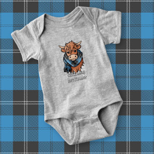 Body Vache Highland avec Ramsay Blue Hunter Tartan Scar