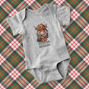 Body Vache Highland avec robe Carnegie Écharpe Tartan