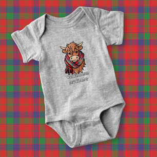 Body Vache Highland avec Robertson Tartan Scarf