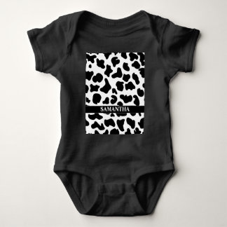 Body Vache noire et blanche