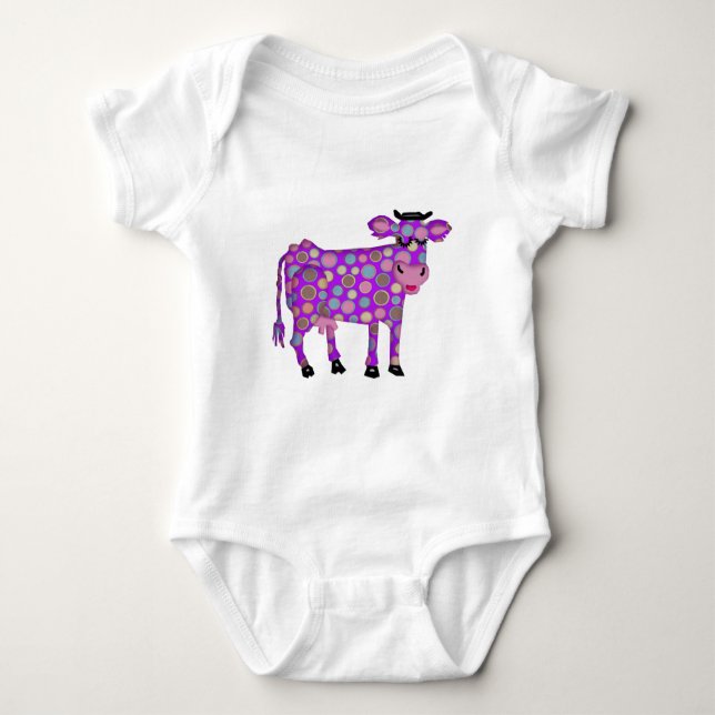 Body Vache pourpre (Devant)