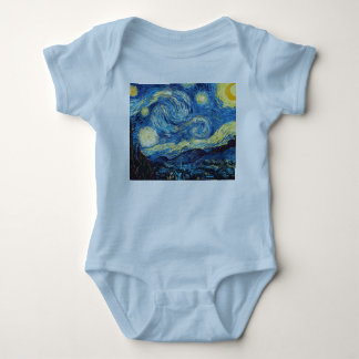 Body Van Gogh Starry Night Collage Baby shower Vintage