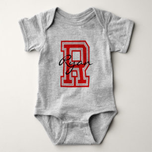 Body Varsity Sport Lettre monographique R Rouge N