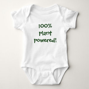 Body végétalien de bébé