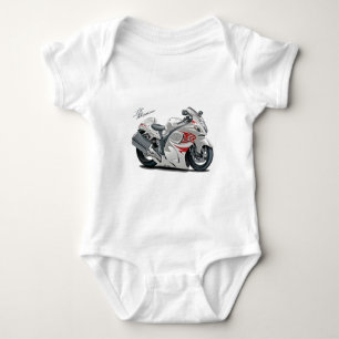 Body Vélo Blanc-Rouge de Hayabusa