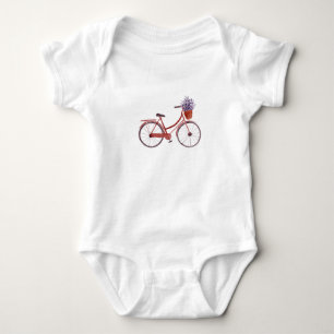 Body Vélo Vintage avec Lavande 