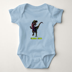 Body Velociraptor Dinosaur Arc-en-ciel coloré