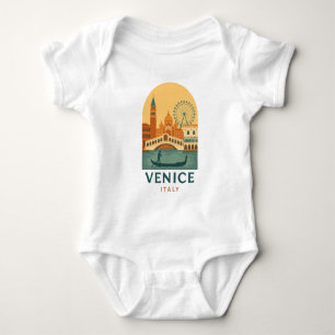 Body Venise Vintage Italie Voyage Gondole et Ville Rétr
