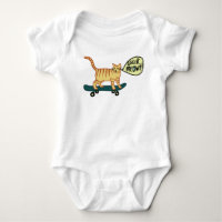 Vérifier Meowt Punny Skateboard Tabby Cat