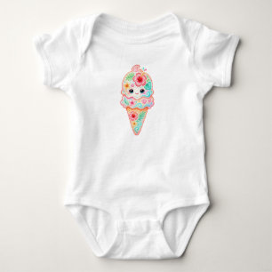 Body Vêtement bébé mignon Kawaii glace