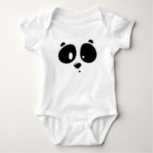Vêtement bébé panda minimaliste mignon