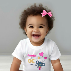 Body Vêtement de bébé mignon petit bébé souris