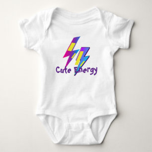 Body Vêtement mignon bébé énergie foudre Kawaii