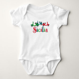 Body Vêtement une pièce sicilien de bébé de trio de