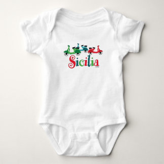 Body Vêtement une pièce sicilien de bébé de trio de