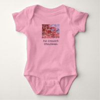Vêtements bébé humour Je téléphone à grand-mère Fl
