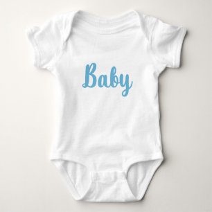 Body Vêtements de bébé avec le mot bébé écrit dessus
