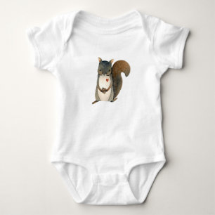 Body Vêtements de bébé écureuil d'aquarelle