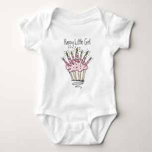 Body Vêtements de bébé mignons avec design cupcake