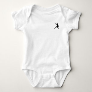 Body Vêtements de tennis bébé avec petit logo d'un joue