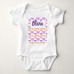 Body Vibes tropicales Olivia Ajouter Votre Nom Bodysuit