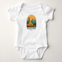 Vintage Boston USA Voyage – Art de Ville Rétro