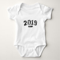 Vintage Rétro 2019 Grunge Établie Graphisme Établi
