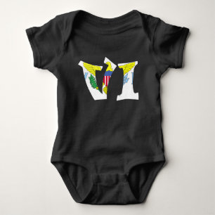 Body Virgin Islands Flag Baby Bodysuit One-Piece