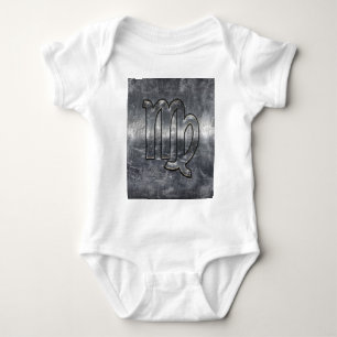 Body Virgo Zodiac Sign dans Grunge Distressed Style Dec